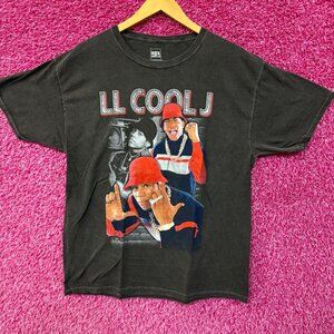 LL Cool J East Coast Rapper Collage Rock the Bells Rap Tee M